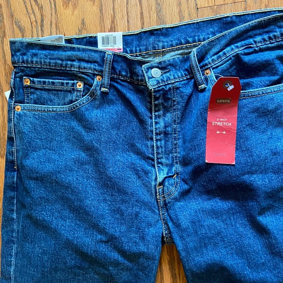 ❤️HP❤️ NWT Levi’s Men’s 2-Way Comfort Stretch Blue Jeans - Picture 5 of 12